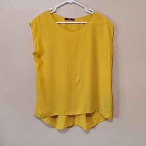Oasis Yellow Sleeveless Top